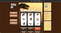 Desktop Screenshot of dinosaurs.playmyslots.com
